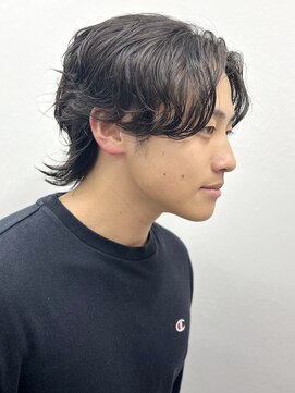 ヒロギンザ 川崎店(HIRO GINZA) ナチュラルパーマウルフスタイル