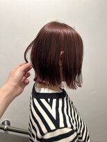 ラクレ(d.la cle) ダリアバイオレットと切りっぱなしボブ【ラクレ/西大分】