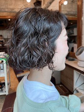 ラレイ ハラジュク(Lalei harajuku) 【ささき】ボブ/ボブパーマ/スパイラルパーマ/パーマ/ミニボブ