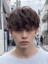シャドウパーマ　マッシュ