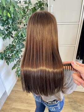 グリーンルームセカンド 結城店(GREEN ROOM. 2nd) 縮毛矯正　髪にドラマを