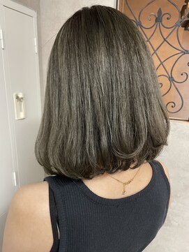 ルノン(LUNON) オリーブグレージュ/ブリーチカラー/ダブルカラー