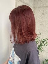 キャンバスアニュー 川崎(canvas anew.)&nbsp;外はねボブ　レッドブラウン　ワインレッド