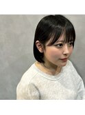 黒髪ボブ