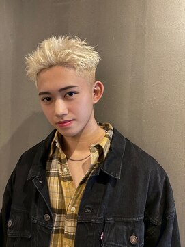 ソル 栄矢場町(SOL) メンズホワイトブロンド/メンズブリーチ