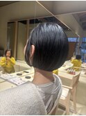 簡単にセットができるショートボブ・ミニボブ