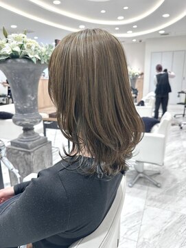 コーゾーギンザ 上野御徒町店(KOZO GINZA) ミディアムレイヤー/ロングレイヤー/似合わせカット/ウェーブ