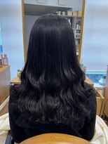 アピッシュ シェリ(apish cherie)&nbsp;セミロングコテ巻き風パーマ