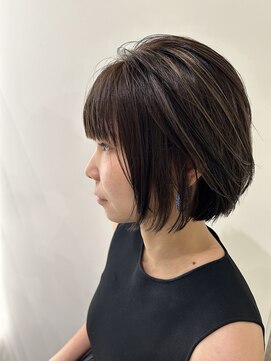 モッズ ヘア 新宿サウス店(mod's hair) ナチュラルハイライト×ボブスタイル
