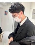 ニュアンスパーマ/韓国マッシュ/スパイキーショート/渋谷
