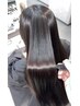 【艶髪ダメージレス】 髪質改善 縮毛矯正 + カット + 超音波5step Tr  ￥14200