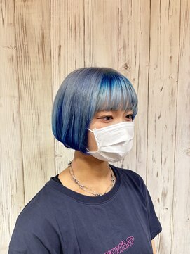 ジェイエルビー(JLB) 【JLB.MOE】シルバーグレー×ブルー