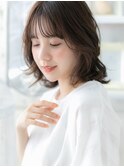 ■シースルーバングゆるふわエアリーミディ302上尾20代30代40代
