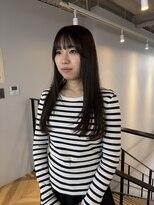 小顔似合わせカットオリーブベージュ透明感艶感カラーレイヤー