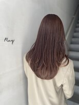 レイキョウト(Ray Kyoto)&nbsp;『RayKyoto』大人女子パープルベージュ簡単ワンカール仕上げ