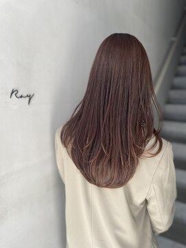 レイキョウト(Ray Kyoto) 『RayKyoto』大人女子パープルベージュ簡単ワンカール仕上げ