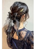 お呼ばれヘアセット