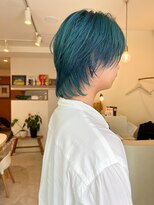 ホール(WHOLE) 【WHOLE】メンズウルフ×ブルーカラー