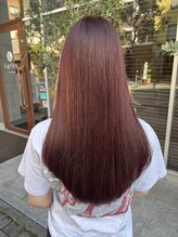 「髪にドラマを。」指先がほどける、なめらか髪質改善ストレート