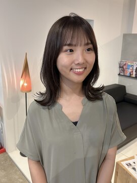 シー.(SHE.) 【SHE.】くびれ/レイヤーボブ/超高濃度水素ケアカラー