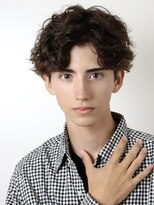 ルーシー 川越(LUCEY)&nbsp;センターパートフェザーパーマシャドウパーマメンズパーマ