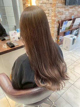 ルページ 千葉(lpage) 髪質改善/顔周りレイヤーカット/グレージュ[千葉/千葉駅]