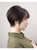 くびれショート/ハンサムショート/大人美人ショート