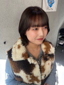 チョコレートブラウン/くびれ巻き