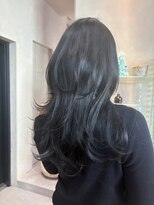 ジーナ 渋谷神南(Zina)&nbsp;レイヤーカット/ミディアムレイヤー/韓国レイヤー/韓国ヘア/前髪