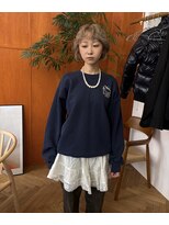 ベンジー 中目黒ii店(benji) 1.5ブリーチで綺麗なベージュに