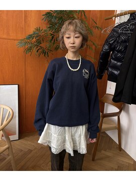 ベンジー 中目黒ii店(benji) 1.5ブリーチで綺麗なベージュに