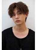 ニュアンスパーマ/波巻きツイストスパイラル[新宿/メンズ/men's]