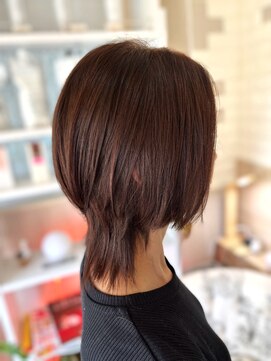 ヘアーズファイン(hair's fine) 髪質改善×ショートウルフ◎レイヤーカットで叶える韓国ヘア