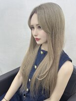 ルシア 京都河原町 烏丸(LuciA)&nbsp;【レミー100%/54cm】シールエクステ×ブリーチカラー×レイヤー