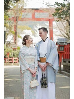 キモノレンタルモモ 京都本店(KIMONO RENTAL MOMO)の写真/【京都/河原町/祇園】結婚式・二次会・イベント・パーティーなどで崩れにくいヘアセット1650円～♪
