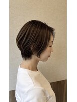 エスドットブルーム 梅田店(S.BROOM) ハイライトショート グレージュ 大阪梅田