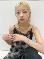 サロン ド ミルク 渋谷(salon de MiLK)&nbsp;ブロンド小顔レイヤーカット/渋谷