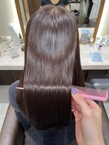 ザトエル 栄(THE TOEL)&nbsp;髪質改善トリートメントつるりんちょショコラベージュブラウン