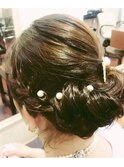 大人可愛いヘアーセット