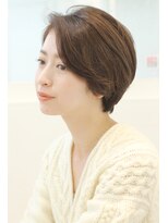 ラグエル(RAGUEL)&nbsp;【30代40代50代】　かき上げショートボブ