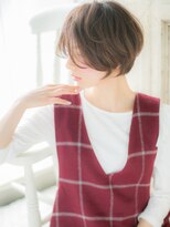 クオーレ ヘア アンジュ 水戸店(CUORE HAIR ange)&nbsp;*ange水戸*…大人可愛いセンターパートのセンシュアルショートa
