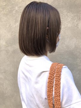 ニア 清澄白河(nir) 〈清澄白河 半個室〉艶ボブ/ミルクティーグレージュ