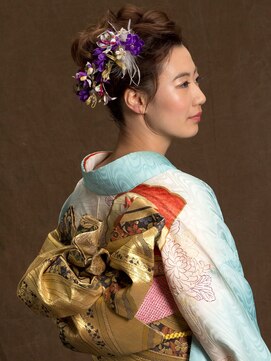 ノブヘアーデザイン 伊勢佐木町店(NOB hairdesign) 〈NOB伊勢佐木町店〉着物着付け袴卒業式成人式早朝ヘアセット