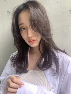 ラグゼ(Luxe) 大人可愛い韓国風ヘア【Luxe井上彩】ミディアムストレート