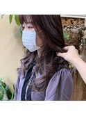ラベンダーベージュ/インナーカラー/ハイライト #熊本#上通り