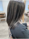 グレージュハイライト