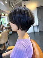 ポタム 東中野(potamu)&nbsp;前髪長めのショートボブ