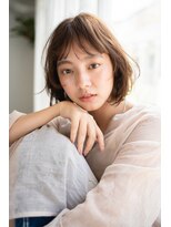 マグノリア オモテサンドウ(MAGNOLiA Omotesando) グレージュカラーで大人かわいい美髪ボブパーマ