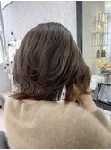 【本町】大人くびれ 上品 ベージュ 髪質改善カラー こなれ