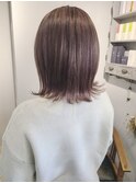 柔らか外はねボブ
